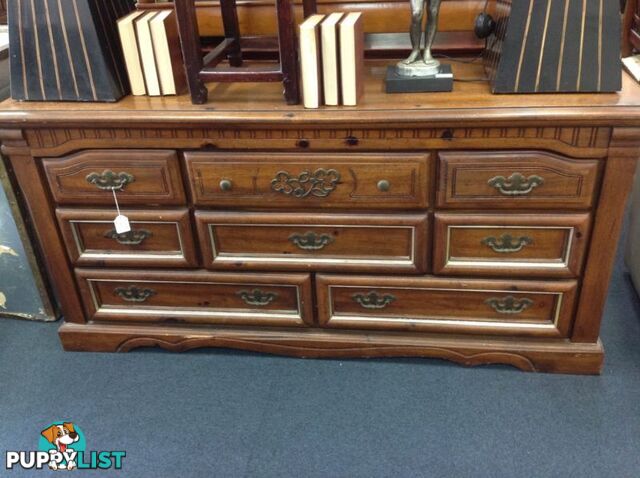 Buffet table or bedroom set of drawers / solid timber