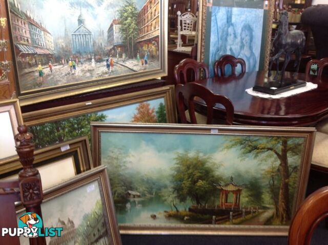 Large landscape oil paintings all the same price of $395 each