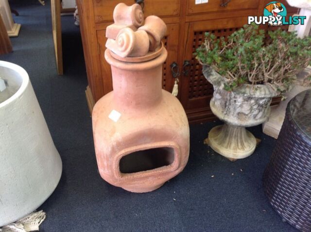 Pottery firepit oven chiminea