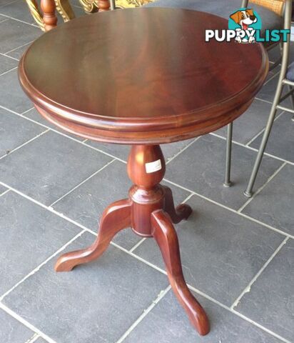 Round side table, wine table, cuppa tea table 50cm across 64cm h