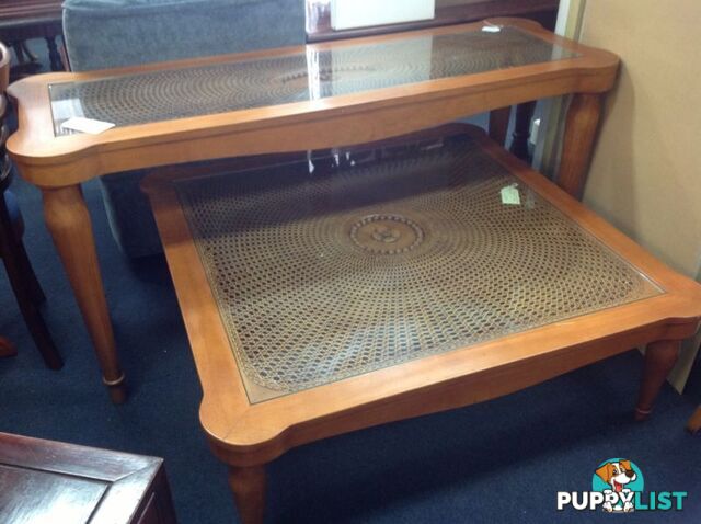 Coffee tables and hall tables from $145