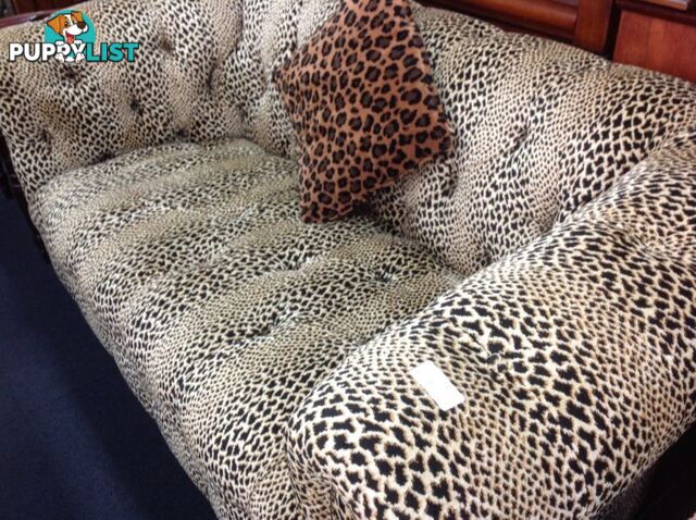 Stunning animal print 2 seater sofa