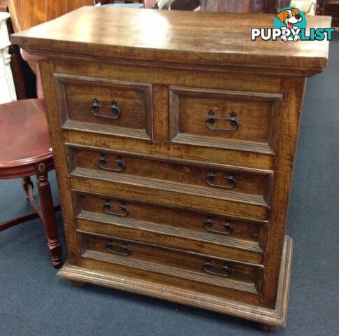 Tall boy stunning solid timber bedroom furniture. Set of drawers