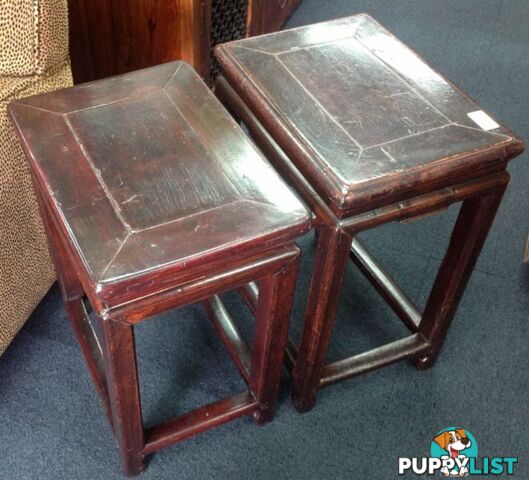 Vintage Chinese side tables