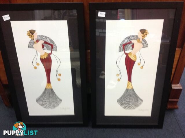 Prints $95 each. By yvelti jardan lovely ladies