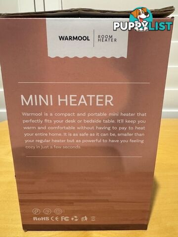 Warmool Room Heater $30 each or $50 for both, BRAND NEW