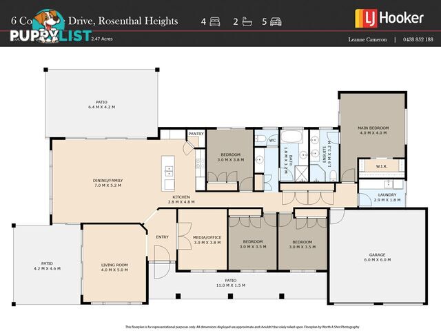 6 Condavale Drive ROSENTHAL HEIGHTS QLD 4370