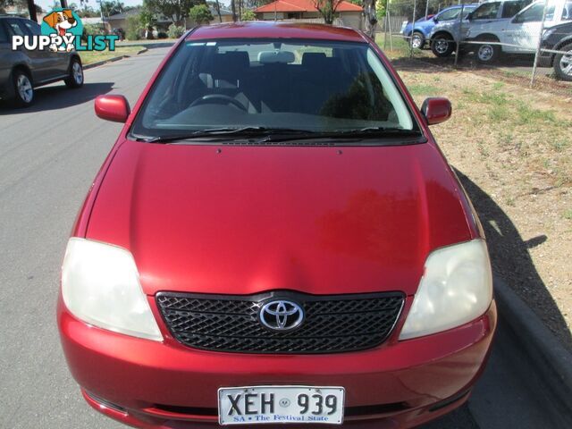 2003 TOYOTA COROLLA ASCENT SECA ZZE122R 5D HATCHBACK