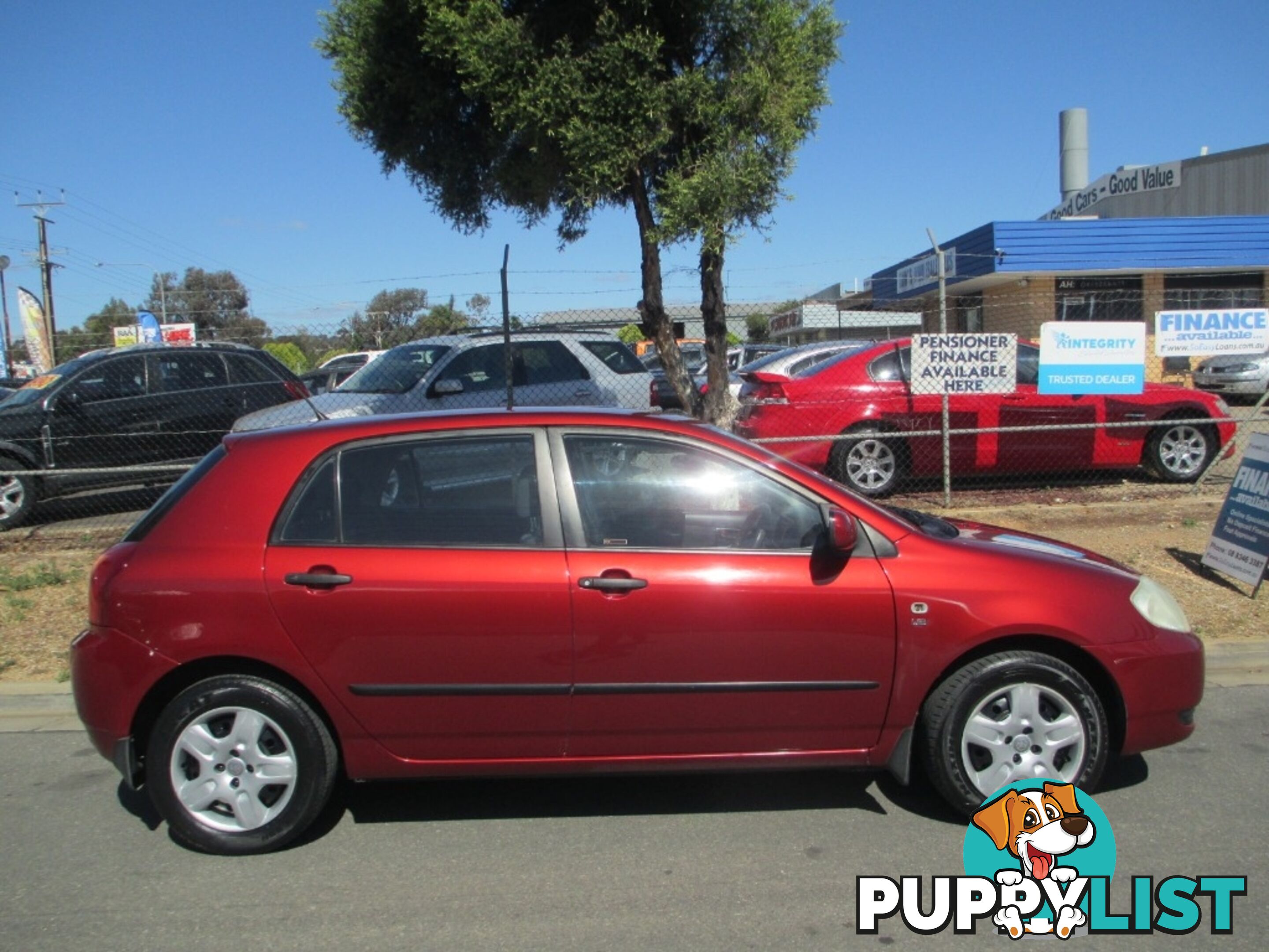 2003 TOYOTA COROLLA ASCENT SECA ZZE122R 5D HATCHBACK