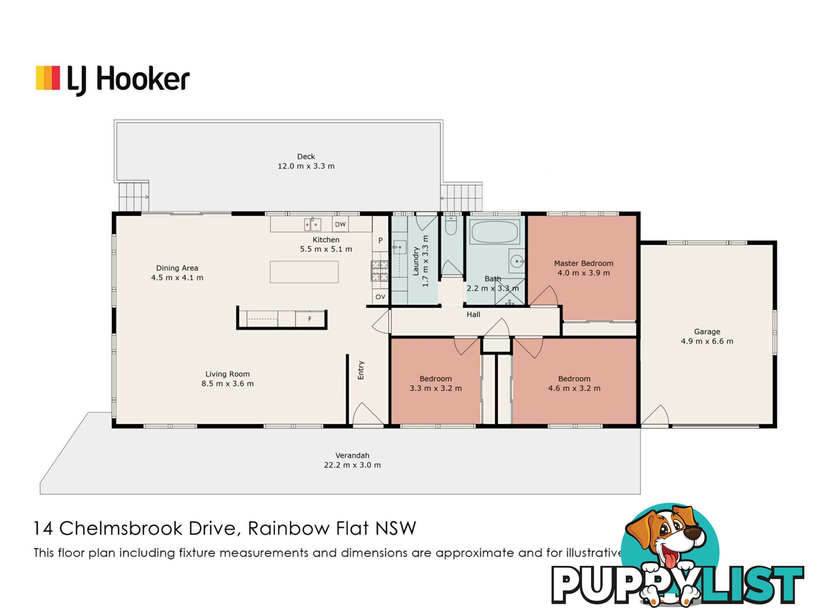 14 Chelmsbrook Drive RAINBOW FLAT NSW 2430