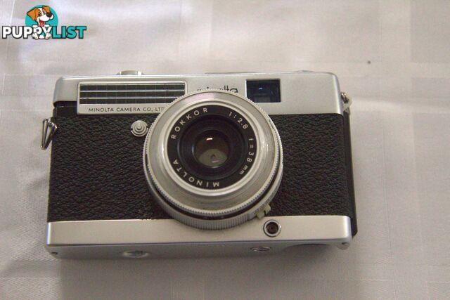 Vintage film camera Minoltina P