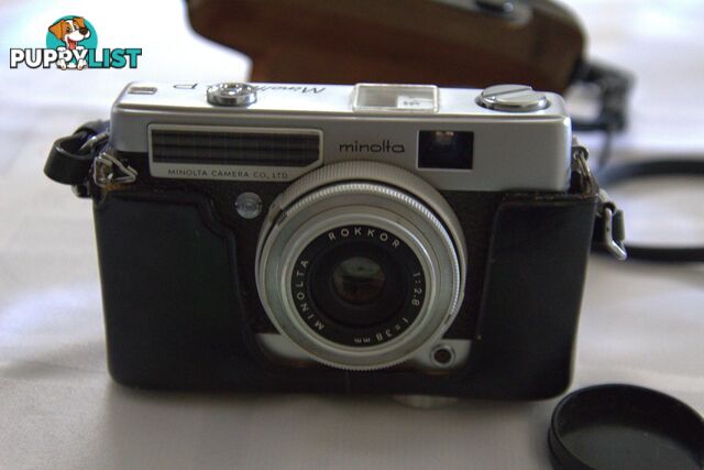 Vintage film camera Minoltina P