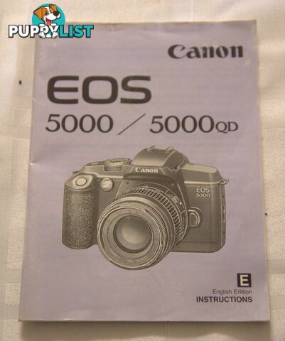 Canon EOS 5000 35mm film camera