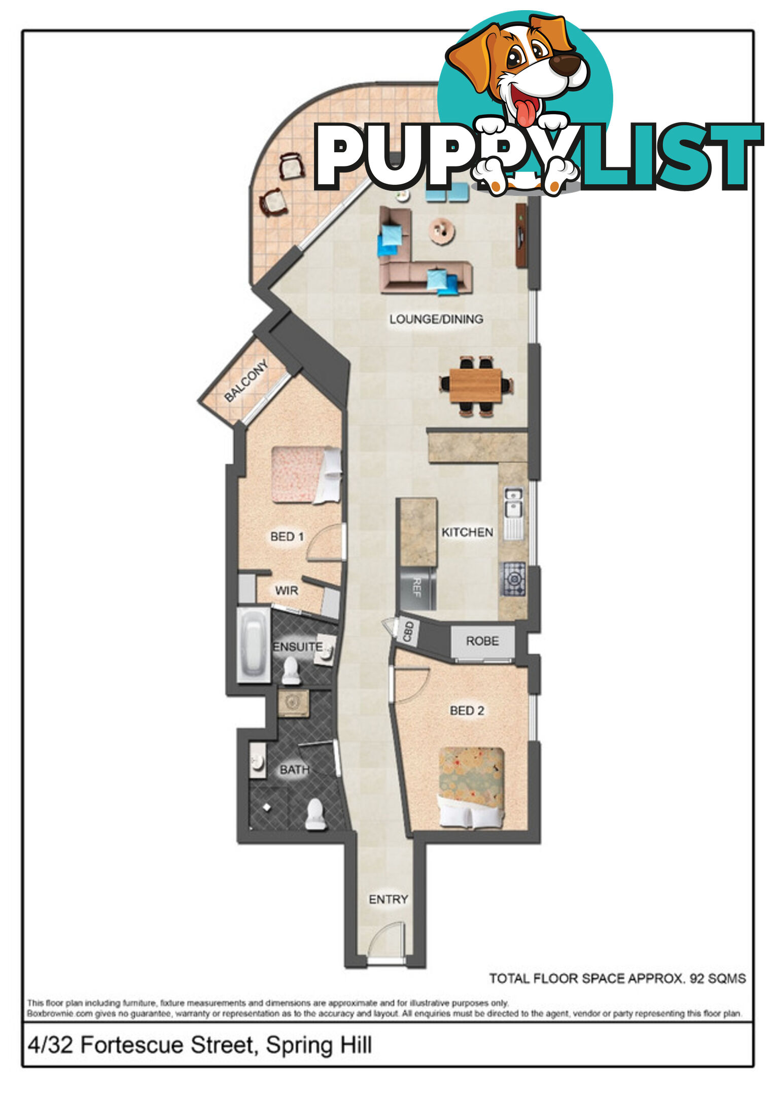 4/32 Fortescue Street SPRING HILL QLD 4000