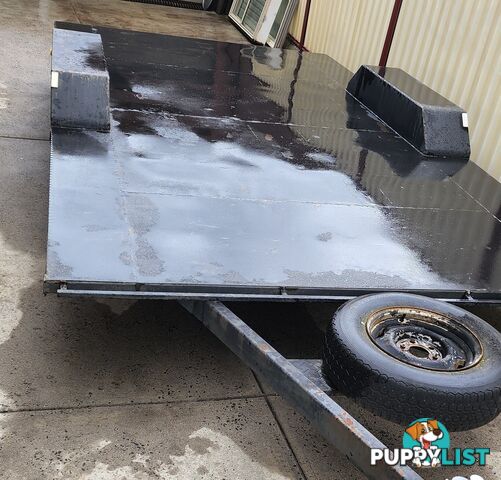 4500L x 2400W  Flat Bed Tandem Trailer Registered Negotiable