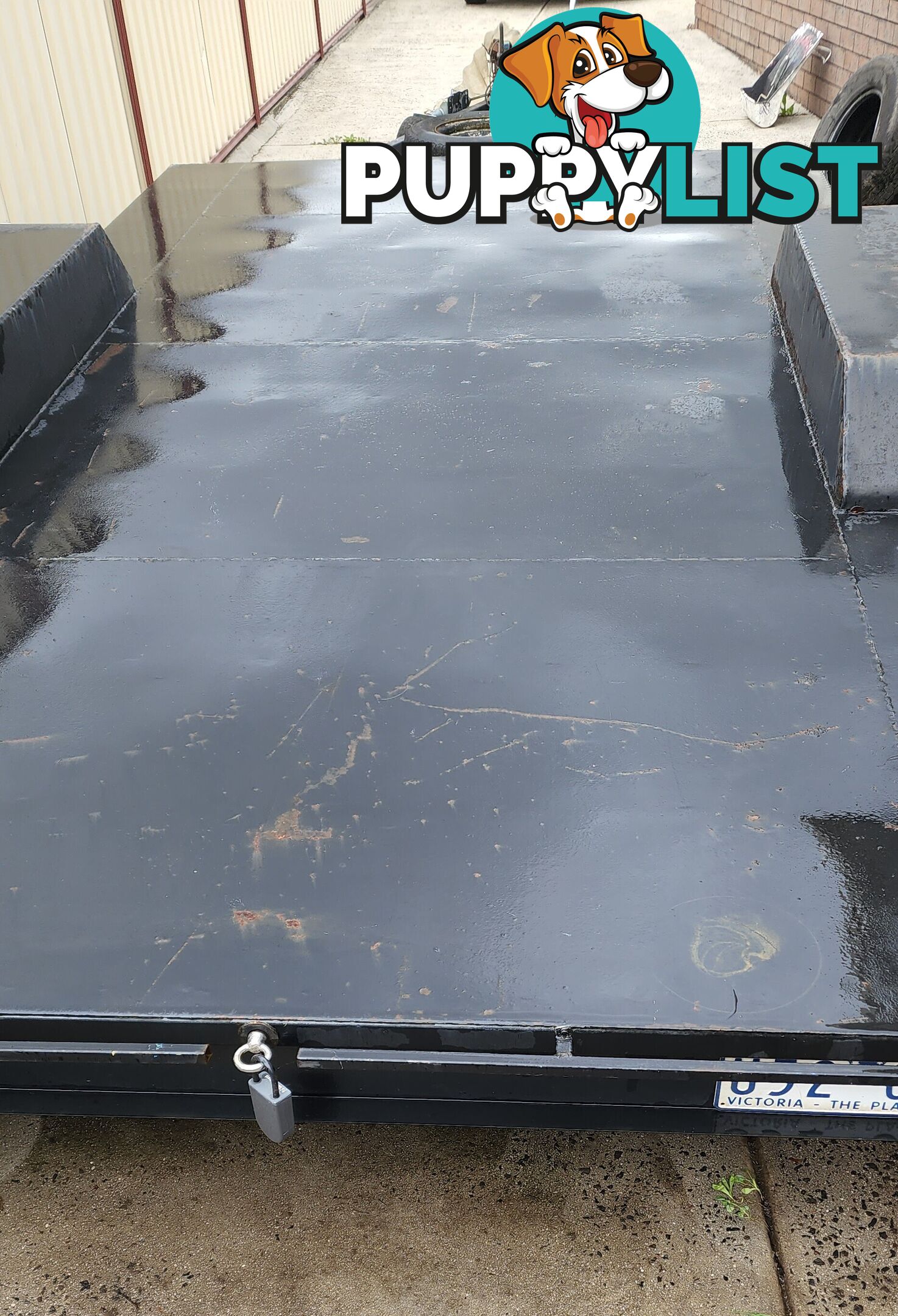 4500L x 2400W  Flat Bed Tandem Trailer Registered Negotiable