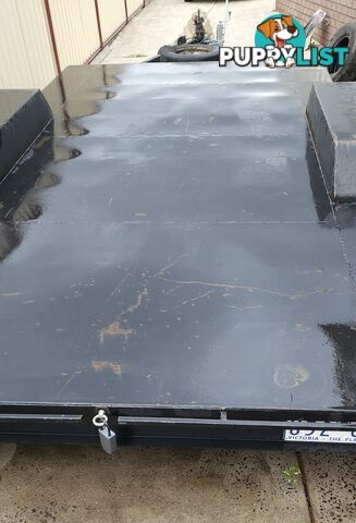 4500L x 2400W  Flat Bed Tandem Trailer Registered Negotiable
