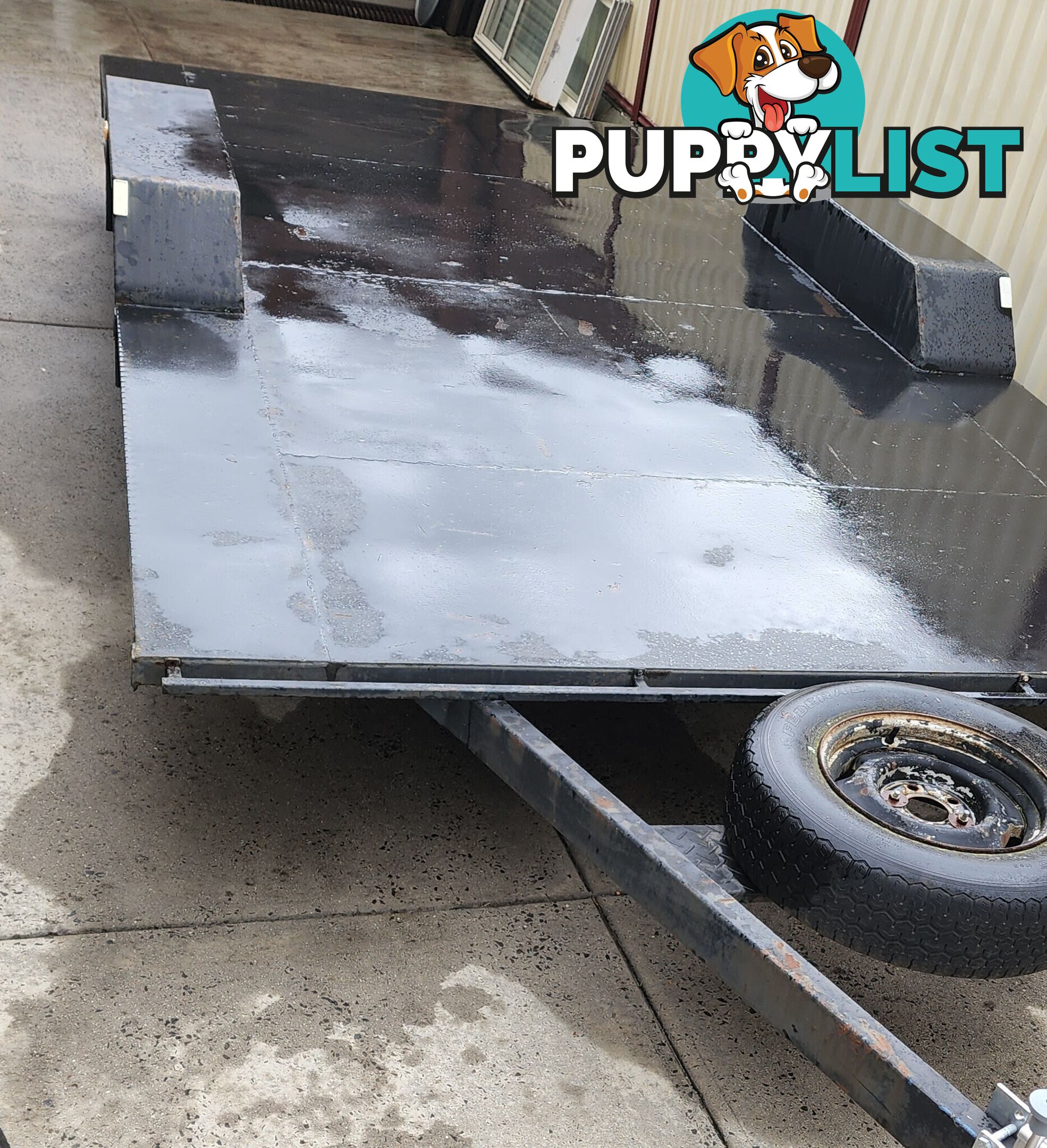 4500L x 2400W  Flat Bed Tandem Trailer Registered Negotiable