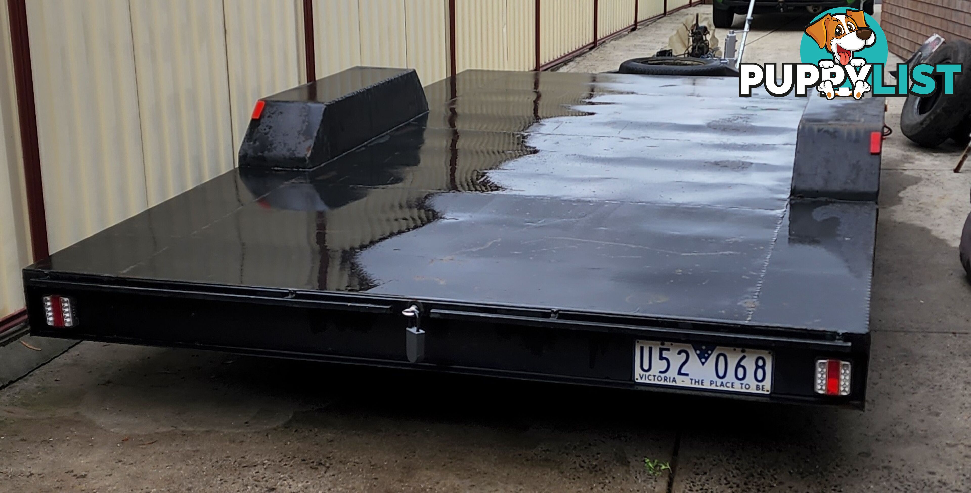 4500L x 2400W  Flat Bed Tandem Trailer Registered Negotiable
