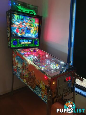 Fish Tales Pinball Machine NEW COLOR DMD