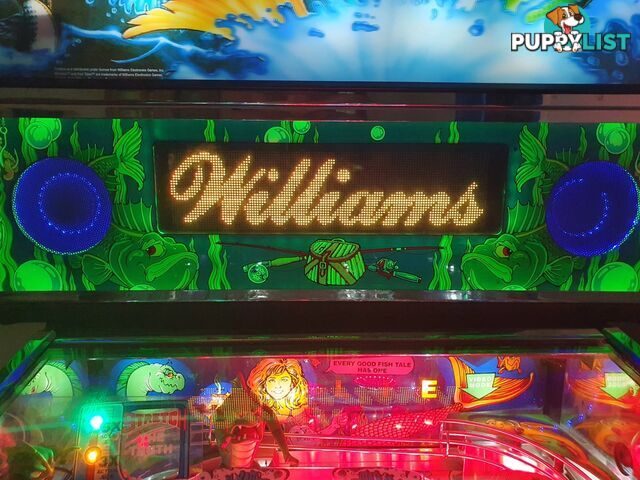 Fish Tales Pinball Machine NEW COLOR DMD