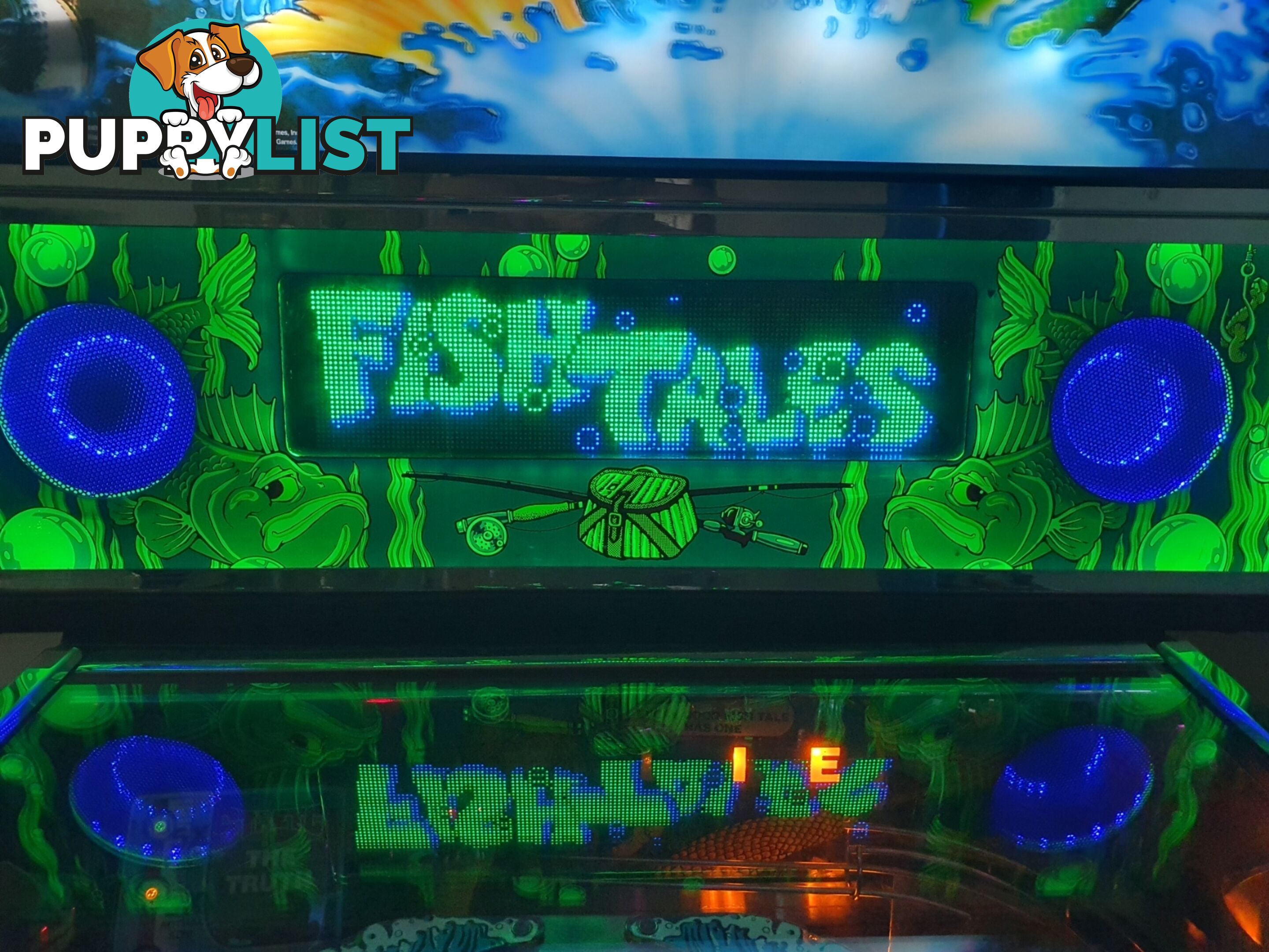 Fish Tales Pinball Machine NEW COLOR DMD