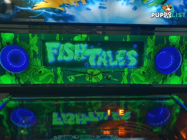 Fish Tales Pinball Machine NEW COLOR DMD
