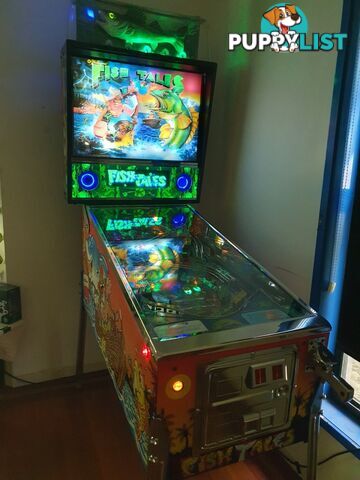 Fish Tales Pinball Machine NEW COLOR DMD