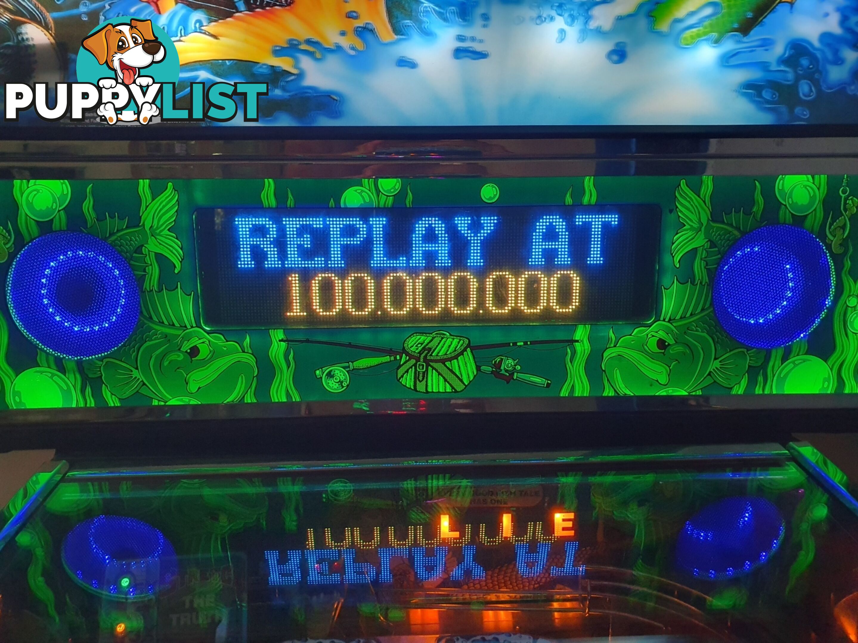 Fish Tales Pinball Machine NEW COLOR DMD