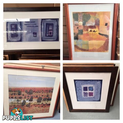 Various Large Ex Hotel Picture Frames - $10