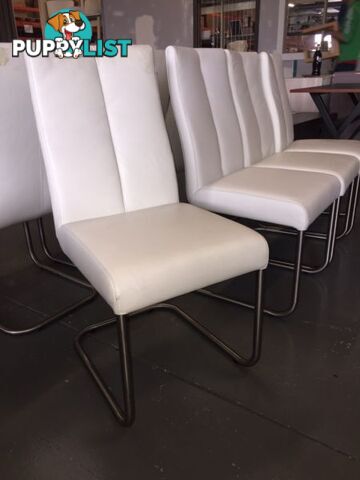 Full Leather Dining chairs - FACTORY 2nds