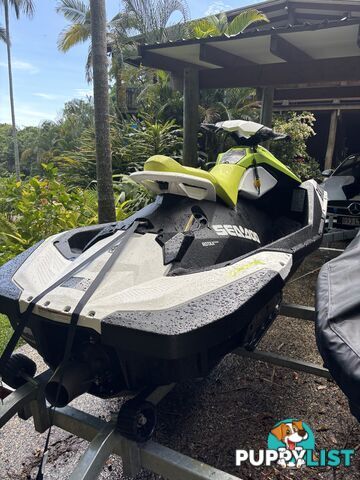 2 x 2Up Sea Doo Spark Jet Skis and New Tandem Trailer