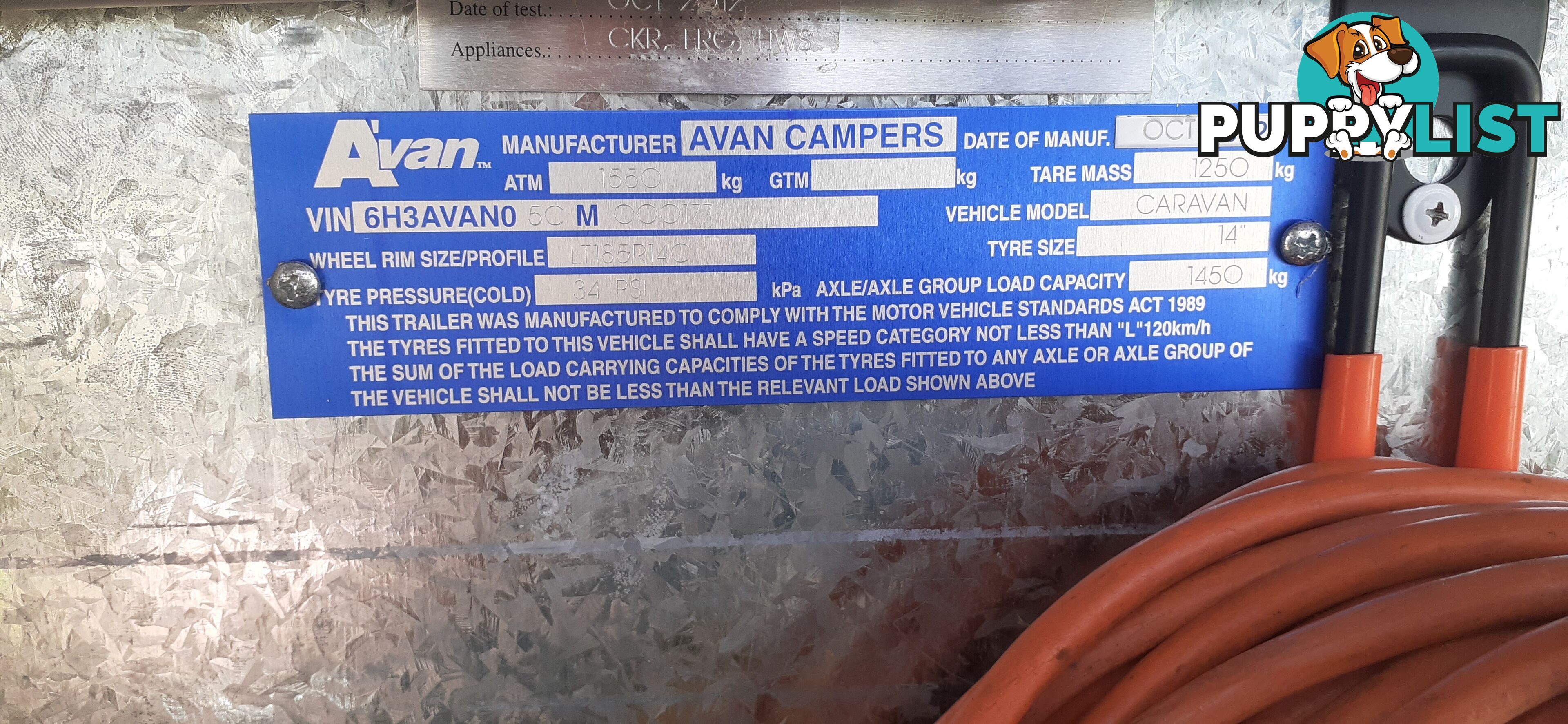Caravan 2012 Avan 400 Series