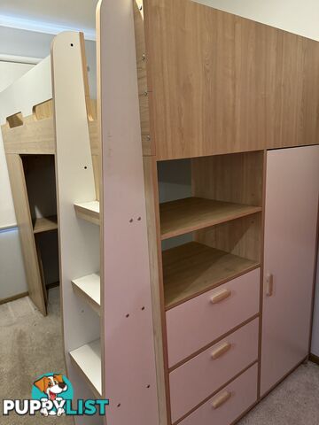 King single loft bed