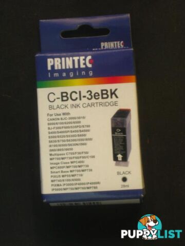 Ink Cartridge for Canon printer, BCI-3eBK