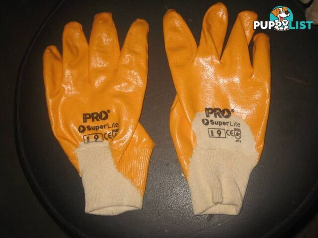 PRO Super lite orange fully dipped NBRFBY hand protection gloves.