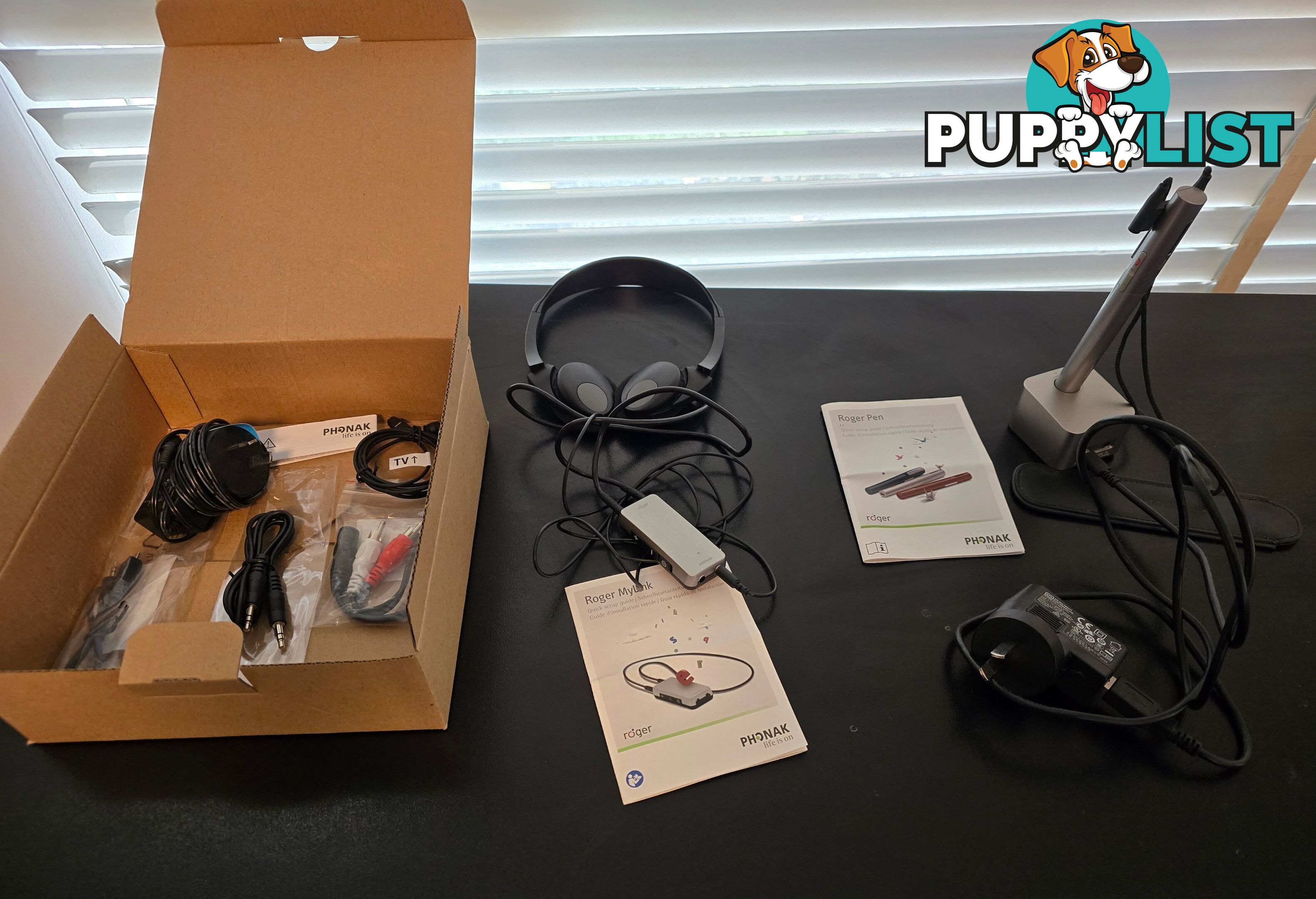 Phonak Roger Pen and MyLink Hearing kit