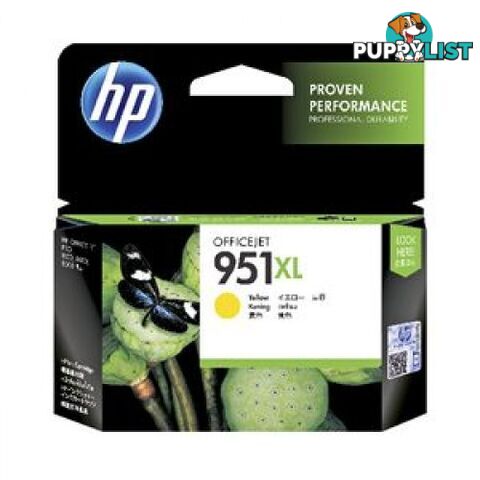 Hewlett Packard HP-951XL Yellow Ink Cartridge CN048AAY - Hewlet Packard - HP 951XL Y - 0.00kg