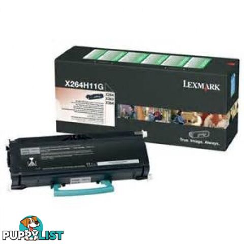 Lexmark Prebate Toner X264H11G Black High Yield - Lexmark - LX X264H11G Black Toner - 0.00kg