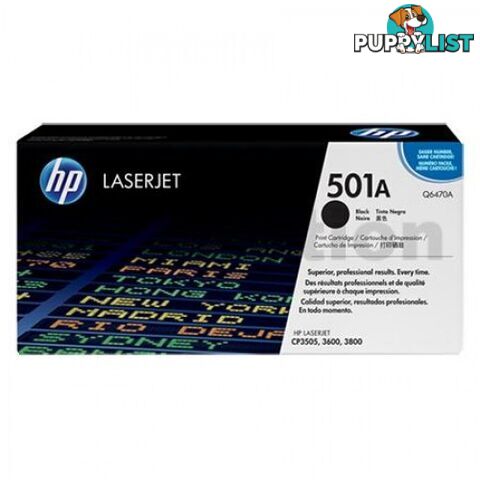 Hewlett-Packard Q6470A Black [#501A] - Hewlet Packard - HP Q6470A BLACK - 2.00kg