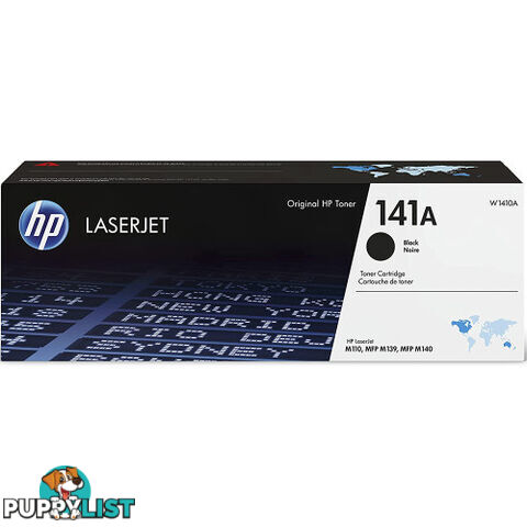 Hewlett-Packard W1410A Black Toner [#141A] for M110 M139 M140 - Hewlet Packard - HP W1410A Black - 0.94kg