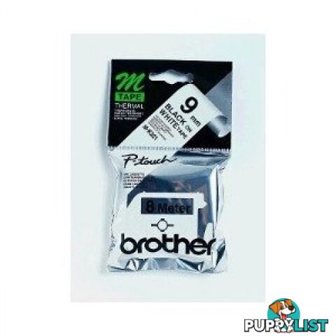 Brother M-521 9mm Metallic Black-on-Blue M Tape - Brother - M-521 - 0.05kg