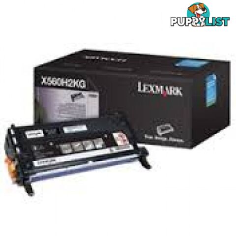 Lexmark Prebate Toner X560H2KG Black - Lexmark - LX X560H2KG Black - 1.00kg