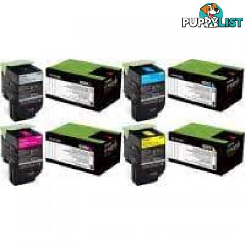 LEXMARK 80C8HM0 MAGENTA TONER HIGH YIELD FOR CX510de 808HM - Lexmark - LX 808HM Magenta - 0.00kg