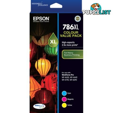 Epson 786XL C13T787592 3xColour Value Pack 786XL - Epson - Epson 786XL Value Pack - 0.00kg