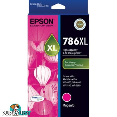 Epson 786XL C13T787392 HIGH YIELD MAGENTA 786XL - Epson - Epson 786XL MAGENTA - 0.00kg