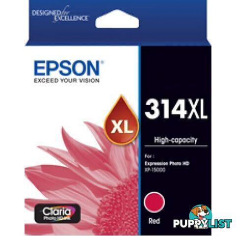 Epson C13T01M592 RED Ink 314XL High Capacity - Epson - Epson 314XL RED - 0.20kg