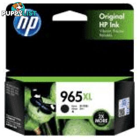 Hewlett Packard #965XL Black Ink High Yield Cartridge for officejet PRO AiO - Hewlet Packard - HP 965XL Black - 0.00kg