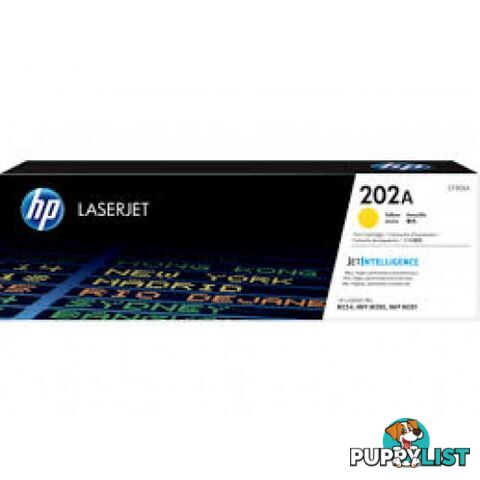 Hewlett-Packard CF502A Yellow Toner (# 202A) - Hewlet Packard - HP CF502A YELLOW - 0.00kg