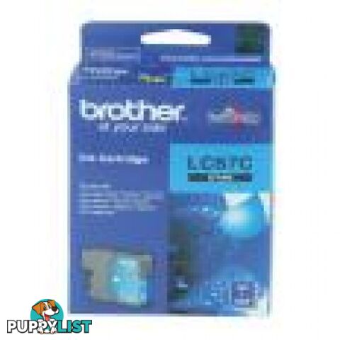 Brother LC38C  Cyan Ink Cartridge for DCP-375CW MFC-257CW - Brother - LC38C - 0.05kg